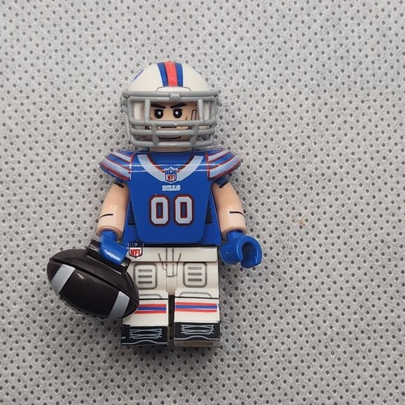 BUFFALO BILLS Minifigure Josh Allen Minifigure NFL Football Lego Compatible - Picture 2 of 7